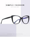 Women's EyeglassesTransparent Square Computer Glasses Frame Anti Blue Light Female Eyeglass Sexy Leopard