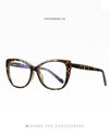 Women's EyeglassesTransparent Square Computer Glasses Frame Anti Blue Light Female Eyeglass Sexy Leopard