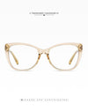 Women's EyeglassesTransparent Square Computer Glasses Frame Anti Blue Light Female Eyeglass Sexy Leopard