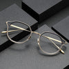 Titanium Vintage Geometric Eyeglasses Frames KMN1113