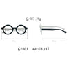Sean Retro Round Acetate Glasses Frame 2403