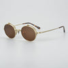 Harley Retro Round Titanium Flip-up Glasses Frame
