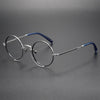 Titanium Vintage Round Eyeglasses Frames 1013H