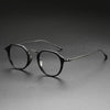 Titanium Vintage Geometric Eyeglasses Frames KMN1113