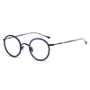 Titanium Vintage Round Eyeglasses Frames kmn139