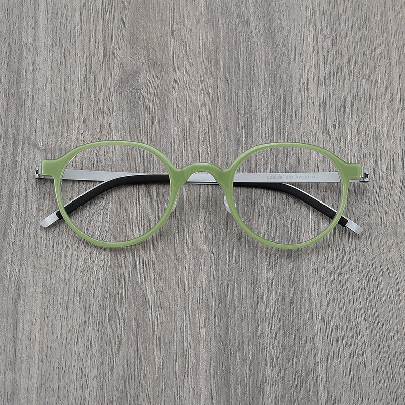 Acetate Round Glasses Frames SC6006 – Charmoo