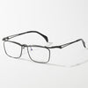 Titanium Vintage Square Flip Cover Eyeglasses Frames 11488