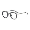 Brisby Retro Titanium Square Glasses Frame