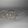 Titanium Vintage Round Eyeglasses Frames 9707