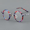 New small round frame plate glasses 5813