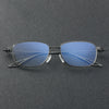 Ultra-light pure titanium frames oval frames W162