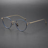 Titanium Vintage Oval Eyeglasses Frames 164