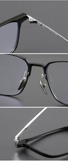 Retro Titanium Square Glasses Frame ST 87011