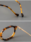 Titanium Vintage Round Eyeglasses Frames STMOP7