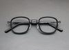 Ultra-Light Pure Titanium Retro Square Eyeglasses Frame 5863