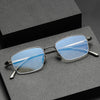 Retro Titanium Square Glasses Frame MIES