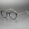 Titanium Round Glasses Frame 6541