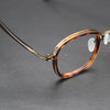 Ultra-Light Pure Titanium Retro Square Eyeglasses Frame 5863