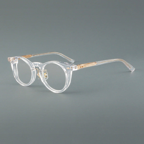 Mario Vintage Oval Acetate Eyeglasses Frame