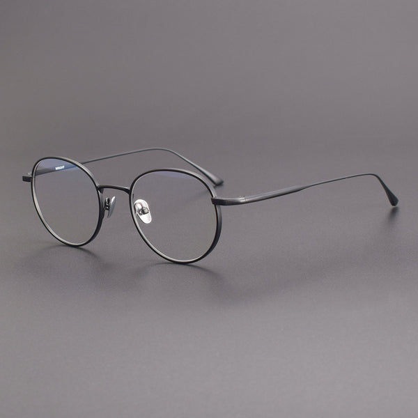 Titanium Round Glasses Frame 8193
