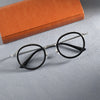 Titanium Vintage Round Eyeglasses Frames SC2222