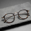 Titanium Vintage Geometric Eyeglasses Frames KMN1113