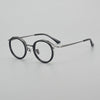 Titanium Vintage Round Eyeglasses Frames SC2222