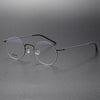 Titanium Vintage Round Eyeglasses Frames 5504