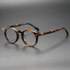 Briceno Acetate Retro Oval Glasses Frame