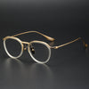 Titanium Vintage Oval Eyeglasses Frames DTX131