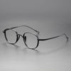 Titanium Vintage Oval Eyeglasses Frames ST8016