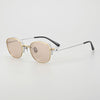 Burwell Titanium Vintage Eyeglasses Frame With Sunglasses Clips