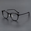 Titanium Vintage Round Eyeglasses Frames2A53