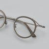 Titanium Vintage Round Eyeglasses Frames SC2222