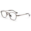 Titanium Vintage Geometric Eyeglasses Frames 80850