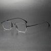 Retro Titanium Square Glasses Frame MIES