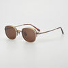 Burwell Titanium Vintage Eyeglasses Frame With Sunglasses Clips