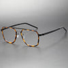 Retro Titanium Square Glasses Frame 9753