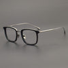 Retro Titanium Square Glasses Frame Empire