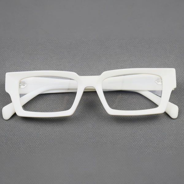 Piller Retro Rectangle Acetate Glasses Frame