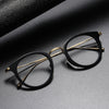 Titanium Vintage Round Eyeglasses Frames KMN1110 KMN1111