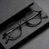 Titanium Geometric Glasses Frame KMN152