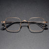 Retro Titanium Square Glasses Frame 6801