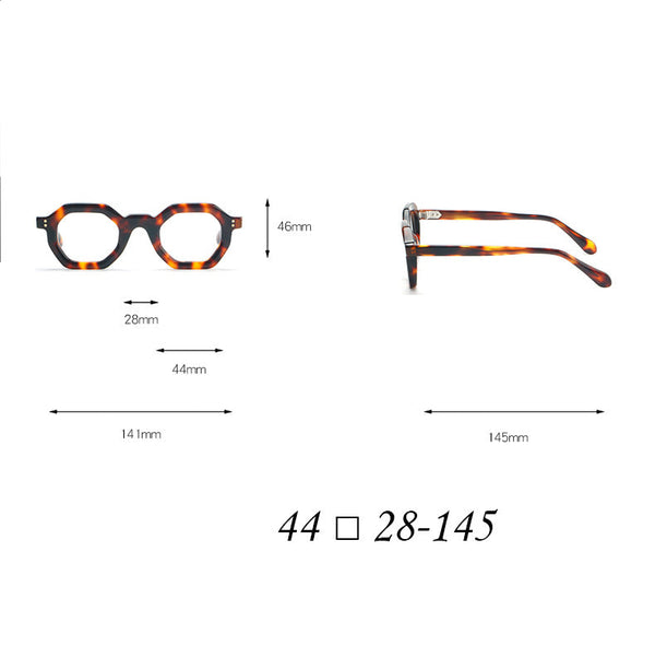 Ardel Retro Thick Acetate Glasses Frame
