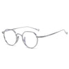 Titanium Geometric glasses FrameKMN-9916