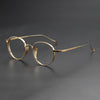 Titanium Vintage Oval Glasses Frame 10518