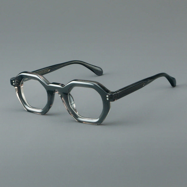 Pabon Vintage Geometric Acetate Glasses Frame