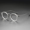 Titanium Vintage Geometric Eyeglasses Frames KMN1113