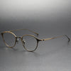 Titanium Vintage Round Eyeglasses Frames KJ-40