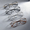 Brisby Retro Titanium Square Glasses Frame